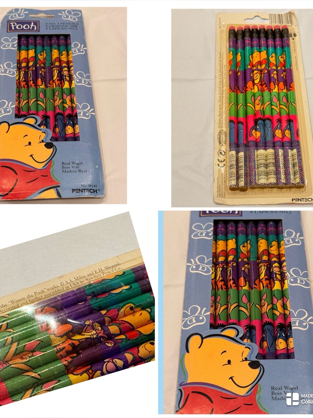 Vintage 90’s Winnie the Pooh pencil set